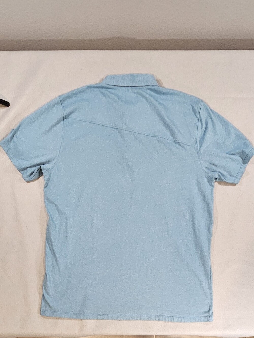 Volcom Men's 2XL Light Blue Short Sleeve Polo Shirt - Picture 2 of 11
